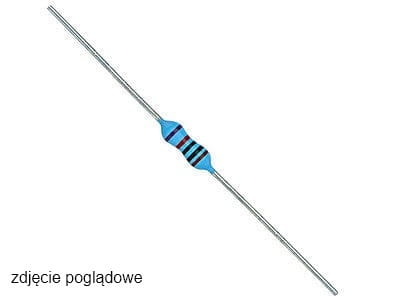 0,6W 62R; 1% Rezystor metalizowany THT