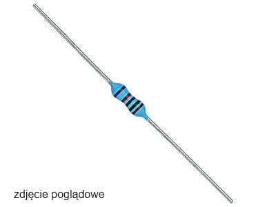 0,6W 43R; 1% Rezystor metalizowany THT