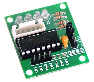 Moduł sterowania silnikiem krokowym z układem ULN2003.jpg