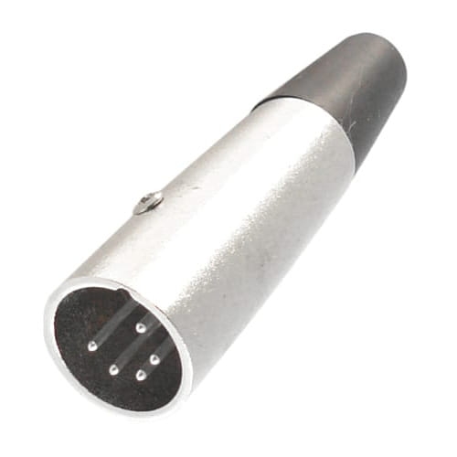 Wtyk mikrofonowy na przewód XLR, 5 pin