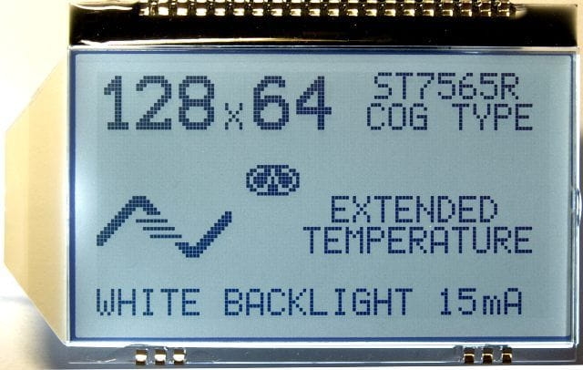 AG C128064CF-FHW W/KK E6 wyświetlacz graficzny LCD grafika