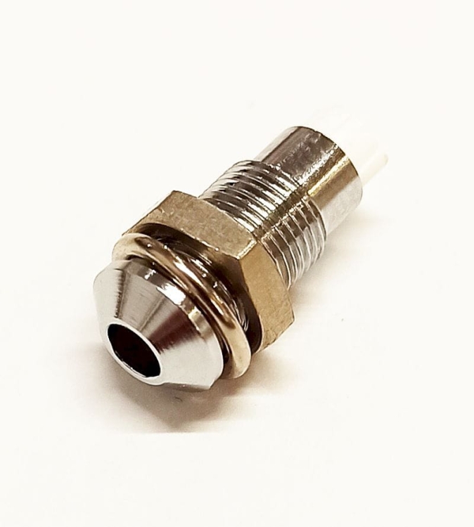 Oprawka metalowa chromowana wypukła diody LED 3mm