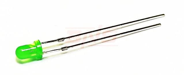 L-934 GT dioda LED 3mm zielona dyfuzyjna