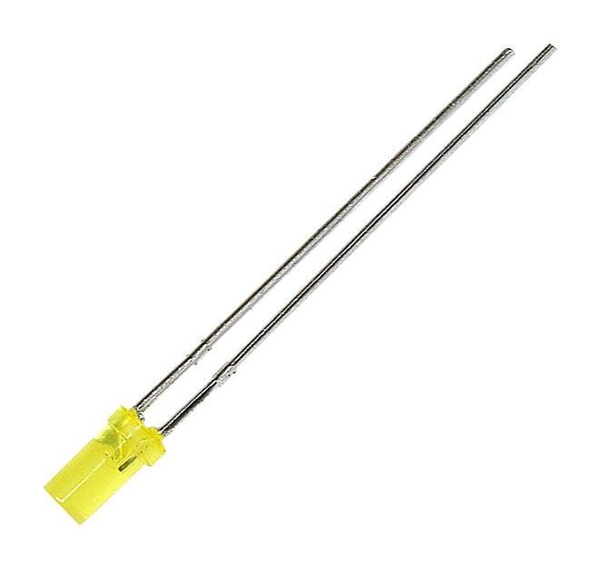 L-424YDT dioda LED 3mm żółta dyfuzyjna cylindryczna