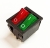 Przełącznik kołyskowy stabilny podwójny czerwono - zielony ON-OFF