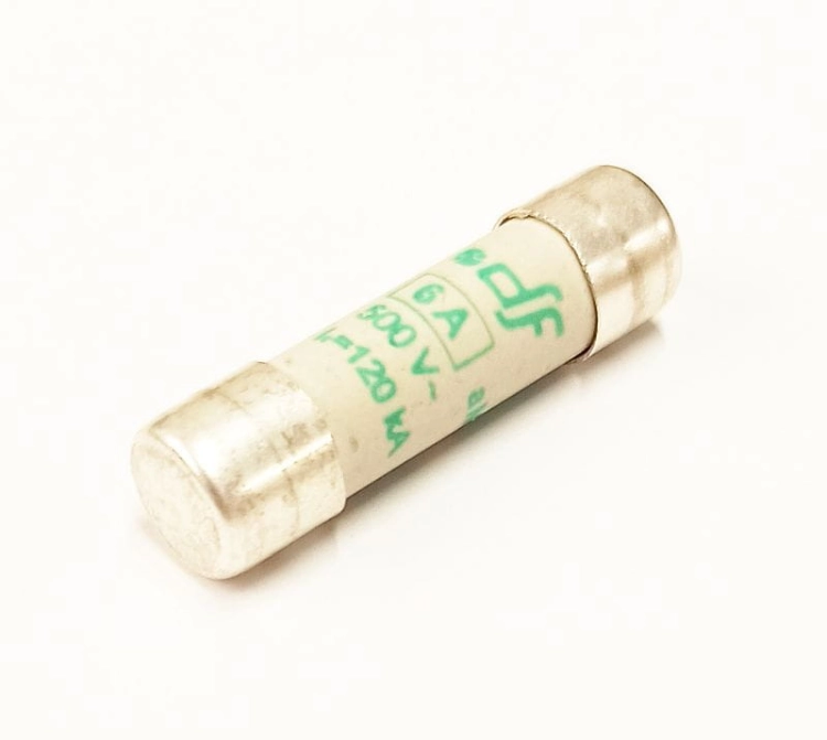 B10x38T 2A bezpiecznik ceramiczny aM, 2A