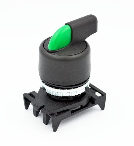 PSLB2D0 przełącznik obrotowy zielony OFF - (ON)