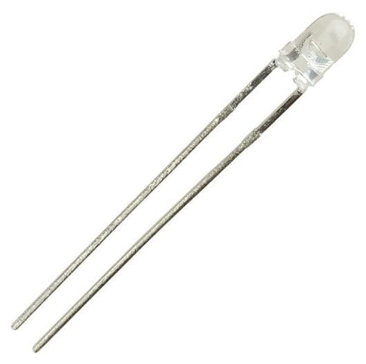 LED 3mm niebieska przeźroczysta migająca