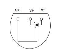 LM335 cyfrowy czujnik temperatury, wyprowadzenia