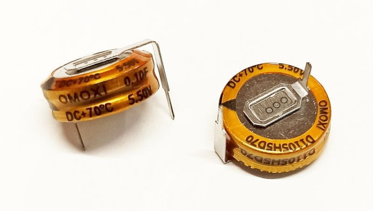 0,1F 5,5V superkondensator Gold Cap