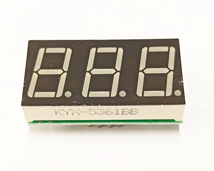 Termometr płytka LED czerwony