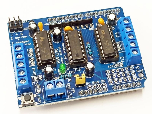 Motor shield L293 do Arduino, silników.jpg