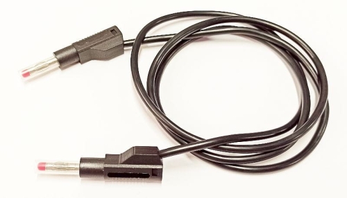 PPS450-B przewód pomiarowy bananowy bezpieczny czarny 4mm