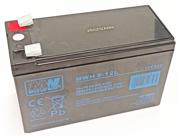 MWH 9-12L akumulator żelowy AGM 12V