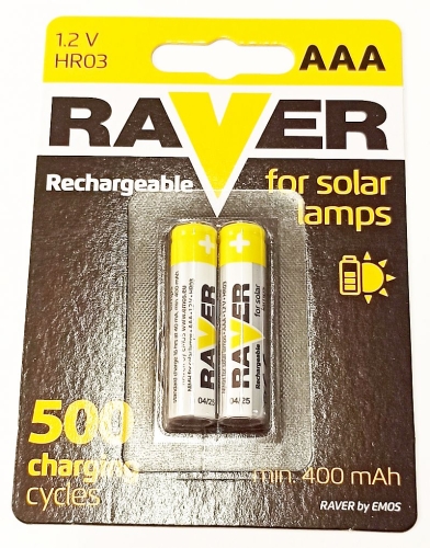 R3 1,2V 400mAh akumulator NiMh