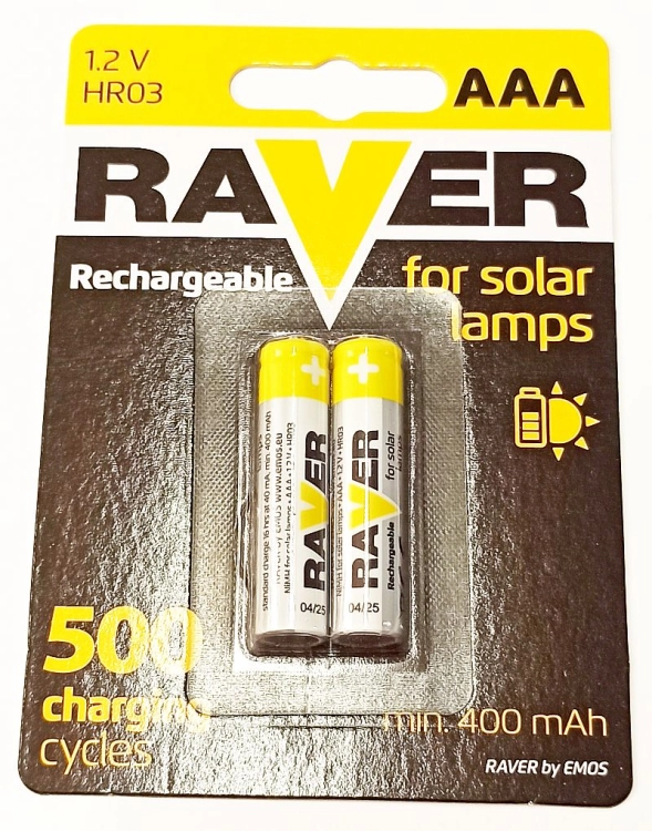 R3 1,2V 400mAh akumulator NiMh
