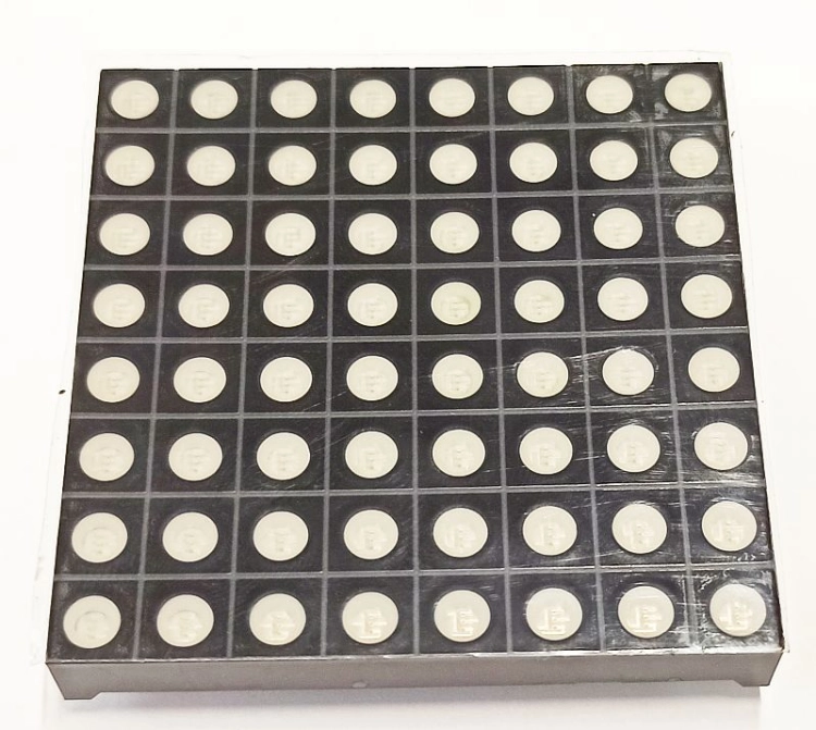 Matryca LED RGB 8x8, wspólna anoda