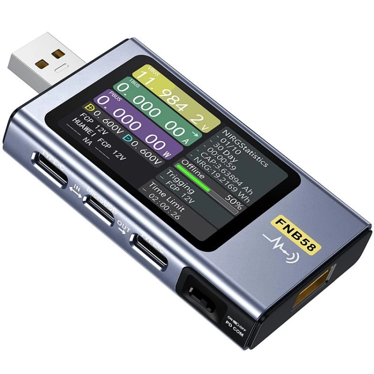 FNB58 miernik portu USB z Bluetooth