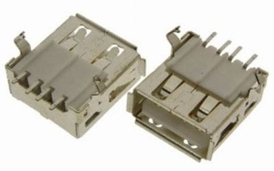 Gniazdo USB A, montaż powierzchniowy