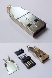 Wtyk montażowy na przewód USB A