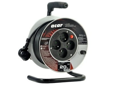 Przedłużacz elektryczny ACAR PVC kaseta 20m