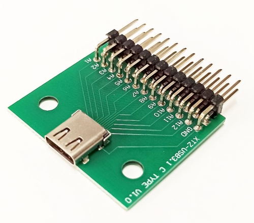 USB typ C 3.1 gniazdo do płytki prototypowej