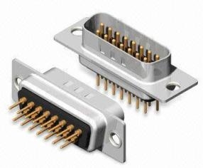 DB15 wtyk 15-pin prosty lutowany do druku D-sub