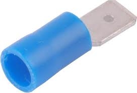 Konektor izolowany męski 6,3x0,8mm