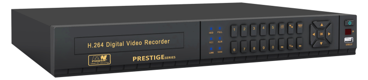 NVR-8STM rejestrator sieciowy IP, 8 kamer