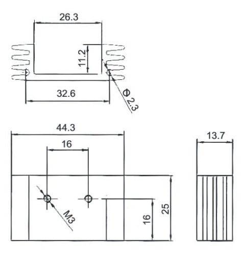 Radiator aluminiowy HS143