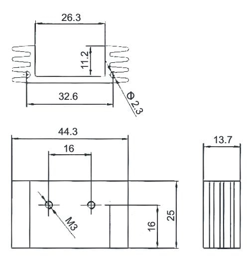 Radiator aluminiowy HS143