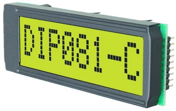DP 081-CNLED wyświetlacz alfanumeryczny LCD
