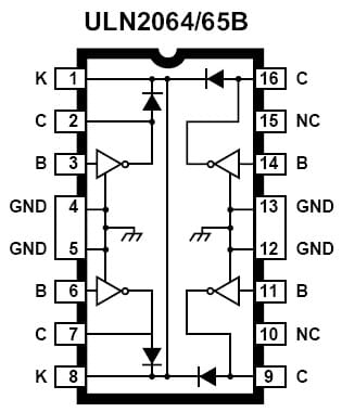 ULN2065B 4-kanałowy darlington driver