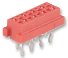 7-215079-4  gniazdo dwurzędowe do druku 4pin