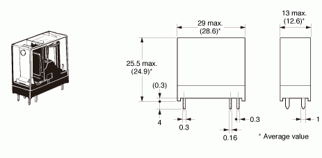 G2R-1E-24; przekaźnik elektromagnetyczny