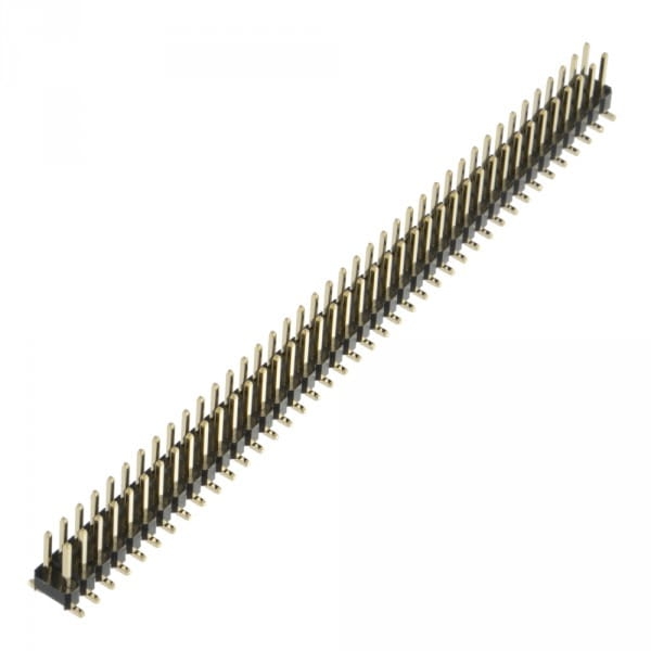 PH80DS listwa kołkowa prosta dwurzędowa 2x40pin, wysokość 10mm, raster 2,54, montaż SMD