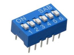 DIP switch 6 przełącznik