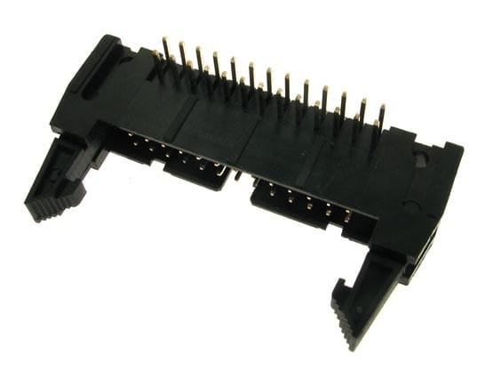 BHL 14RA wtyk kątowy zatrzaskowy lutowany do druku