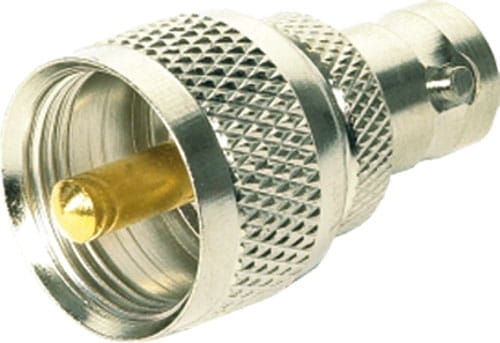Adapter - przejściówka UHF wtyk / BNC gniazdo