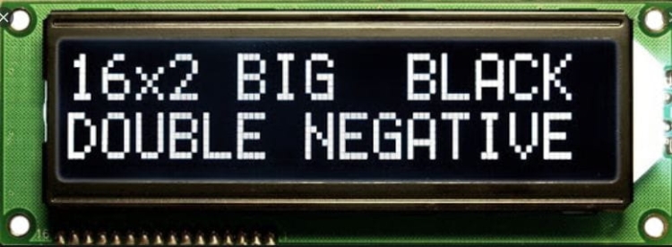 AC-1602C-DLW W/KK wyświetlacz LCD 2x16 znaków