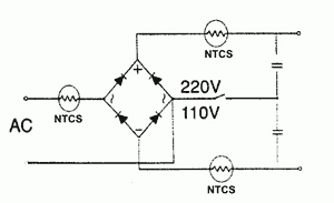 Termistor NTC 10R; 3A