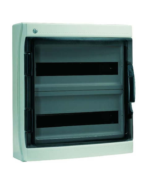 BOC-06526 obudowa instalacyjna natynkowa z szybką 2x18M