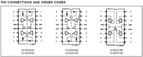 ULN2064B 4-kanałowy darlington driver