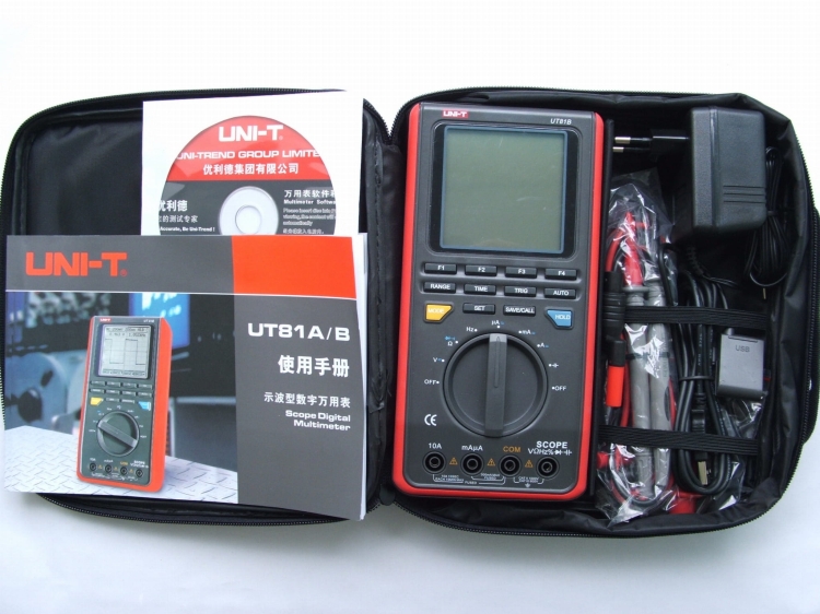 UT81B miernik cyfrowy + oscyloskop;