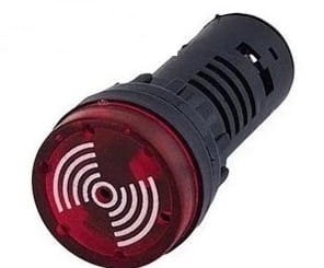 AD16-22SM 220VAC kontrolka migająca czerwona