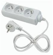 Przedłużacz elektryczny 3x gniazdka; 2m
