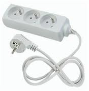 Przedłużacz elektryczny 3x gniazdka; 2m