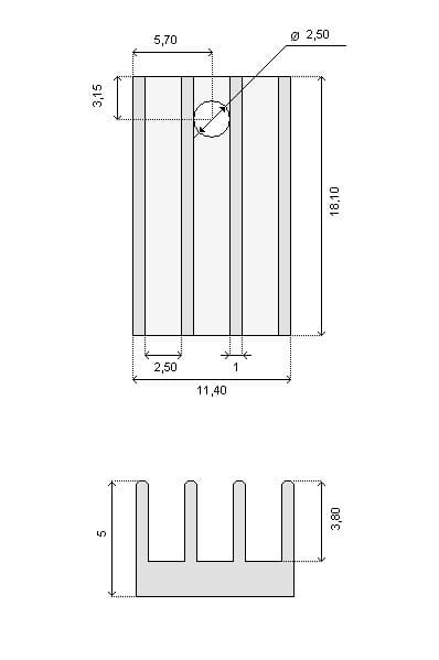 Radiator aluminiowy
