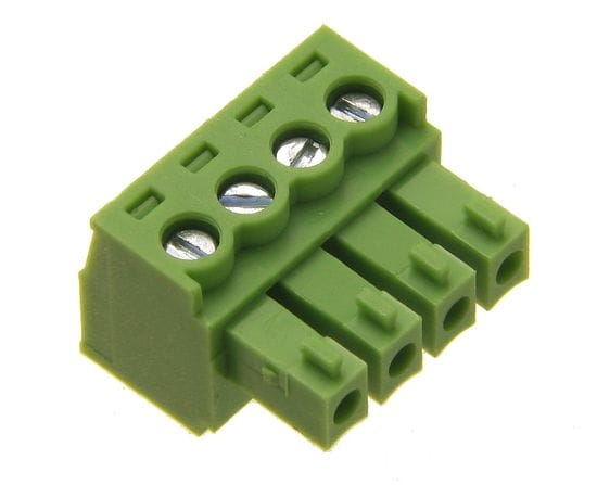 TBMF3804R listwa zaciskowa żeńska 4pin, raster 3,81mm