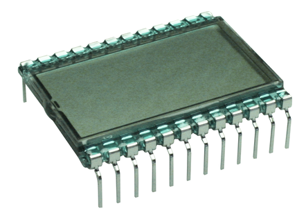 DE 123-RS-20-6,35 wyświetlacz LCD 7-segmentowy, 3-cyfry